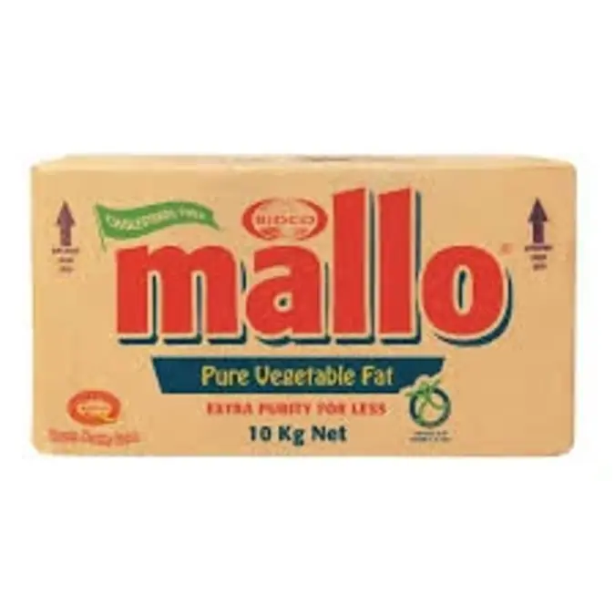 Mallo Cooking Vegetable Fat 10Kg Carton